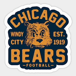 Vintage Chicago Bears 1 by Buck Tee Sticker